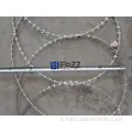 Tipo di filo rasoio avvolgente piatto